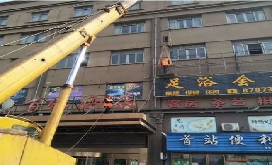 镇巴安装较高的门店招牌有什么好的方法？